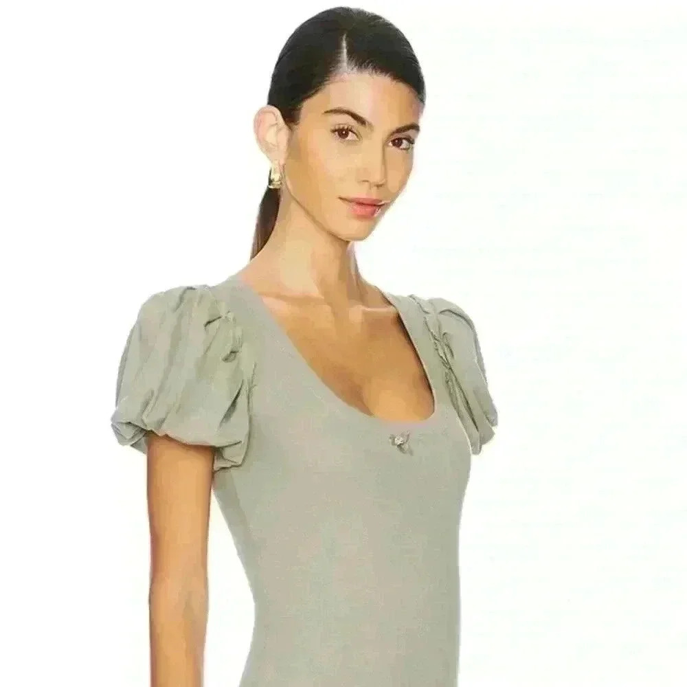 x Intimately FP Downtime Bodysuit In Laurel Oak - Picture 3 of 8